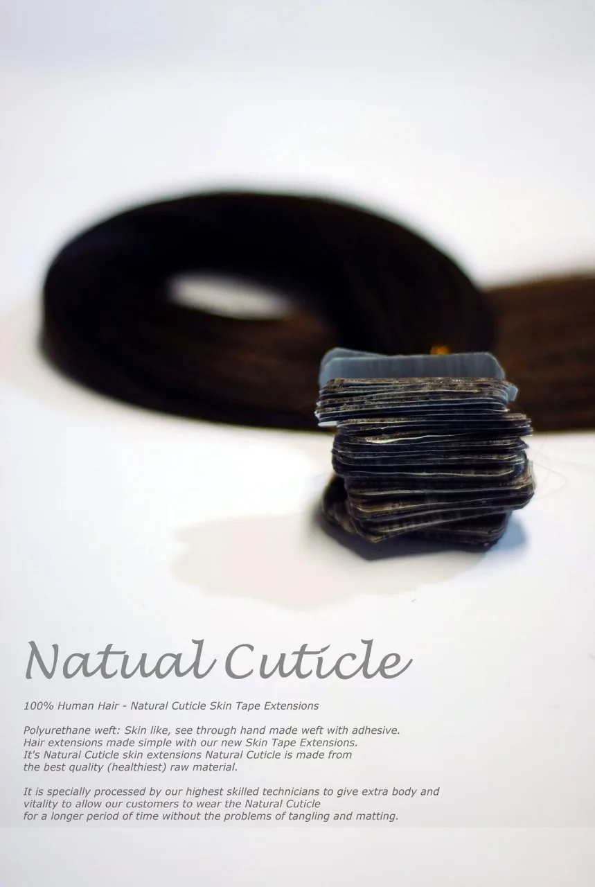 Tape-In Hair Extension - Flat Polymer Skin Tabs